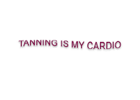 Quote Cardio Sticker by Crazy Angel