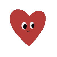 kalligraphe heart design drawing sleepy Sticker