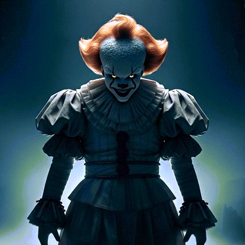 hardcreates giphyupload ai terror pennywise GIF