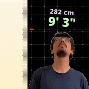 9' 3"