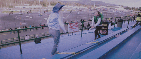 hardlyart giphyupload chest bump hardly art chastity belt GIF
