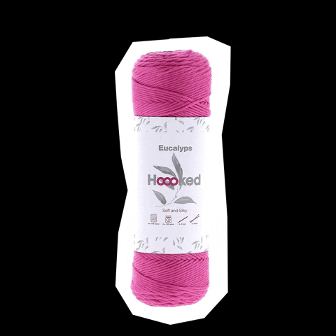 hoookedzpagetti giphyupload pink soft yarn GIF