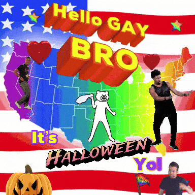jeremyhyde627ac136f06448b08fd84066bbcb6435 giphyattribution halloween yo GIF