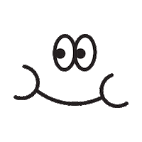 Happy Cookie Face Sticker by Chip City Cookies