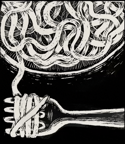 Hungry Eat Up GIF by Barbara Pozzi