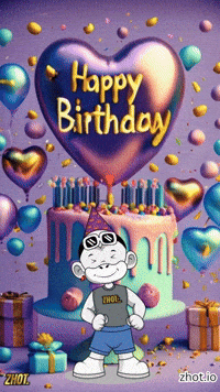 Happy Birthday 生日快樂 GIF by Zhot