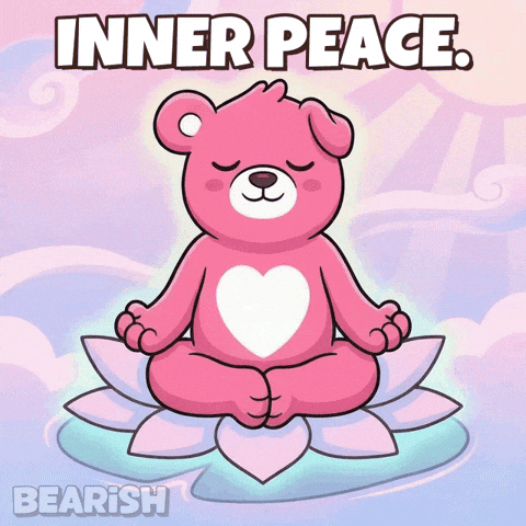 Vibes Meditating GIF by BEARISH