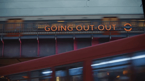 Night Out Party GIF by Transport for London