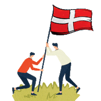 Team Flag Sticker by Odesia Vacances