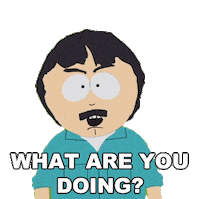What Are You Doing Randy Marsh Sticker by South Park