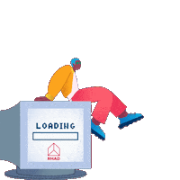 Design Waiting Sticker by RHAD