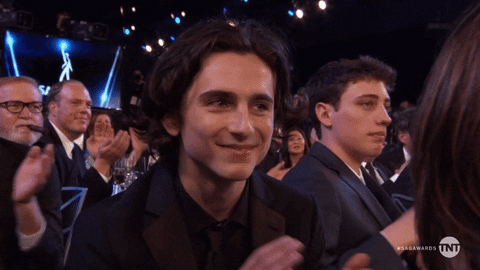 Timothee Chalamet GIF by SAG Awards