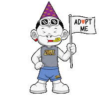 Relaxed Party Sticker by Zhot