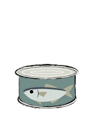 Chovi food fish healthy comida Sticker