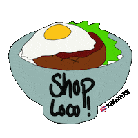 Loco Moco Shop Local Sticker by Hawaiiverse