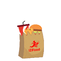 iZiFood delivery izi izifinance izifood Sticker