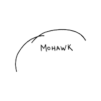 Figure Skating Mohawk Sticker