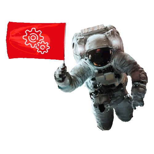 Astronaut Sticker by jim&jim