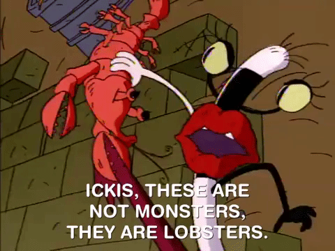 nickrewind giphydvr nicksplat aaahh real monsters giphyarm041 GIF