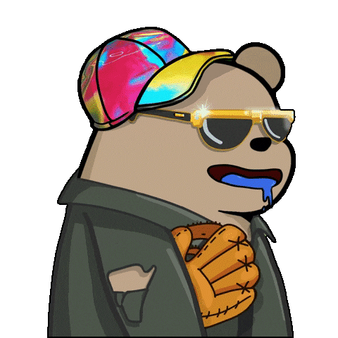 Baseball Nft Sticker by SuperRareBears