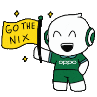 Cheers Flag Sticker by OPPO