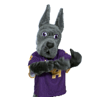 Great Dane Damien Sticker by UAlbany