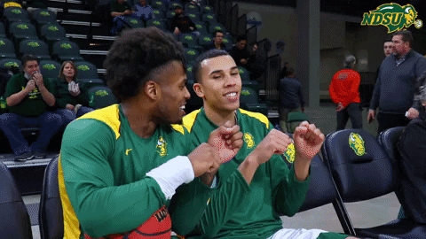 basketball dancing GIF by NDSU Athletics
