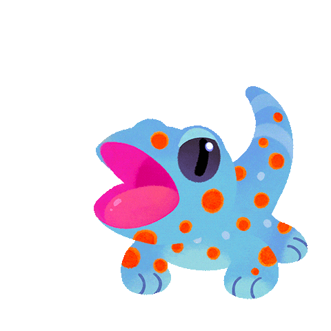 Reptile Gecko Sticker by pikaole