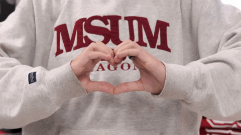 Heart Hands GIF by Minnesota State University Moorhead