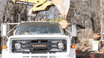 Gmc Truck Excavator GIF by JC Property Professionals