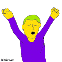 Happy So Excited Sticker by Bitrix24