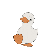 dance dancing duck sturdy dancing duck Sticker