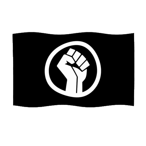 FlagsForGood blm black lives matter fist blacklivesmatter Sticker