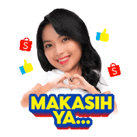 Thanks Thank You Sticker by Shopee Indonesia