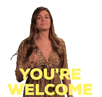 Youre Welcome Sticker by Originals