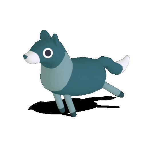 Omabu giphyupload wolf forest wild Sticker