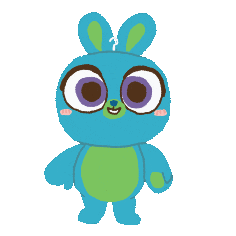 Toy Story Bunny Sticker by JELLYBEAR PLANET.