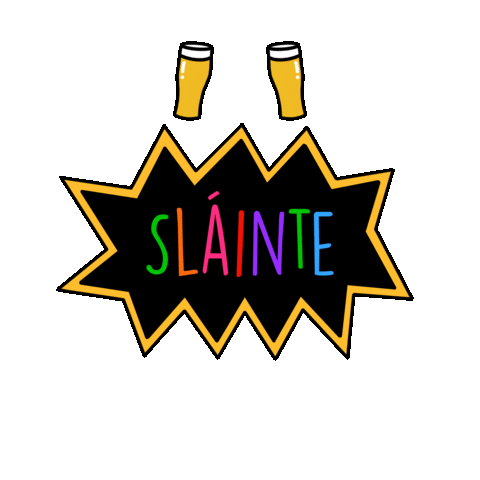 Cheers Ireland Sticker by Doodles By UM