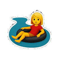 Floating Hill Country Sticker