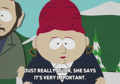 talking sheila broflovski GIF by South Park 