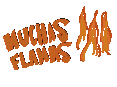 Fire Words Sticker