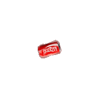 Sponsored gif. A red can of Coca-Cola with the name "Miguel" spins toward the viewer and then spins back out of sight. 