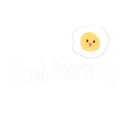 checkcheckcin good morning morning egg checkcheckcin Sticker