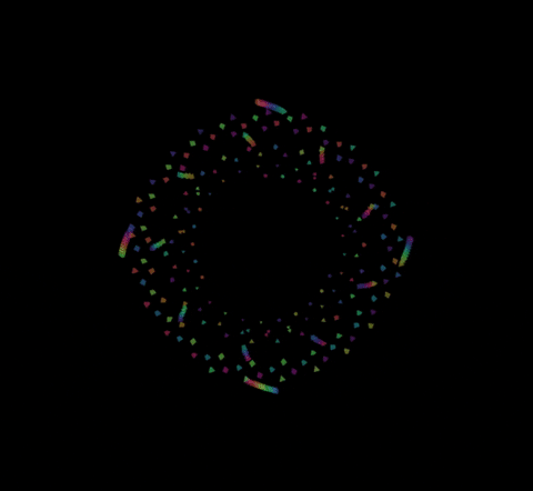3D Flower GIF by Quasi Crystals