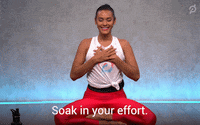 Yoga Good Job GIF by Peloton