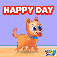 Good Day Dog GIF by Lucas and Friends by RV AppStudios