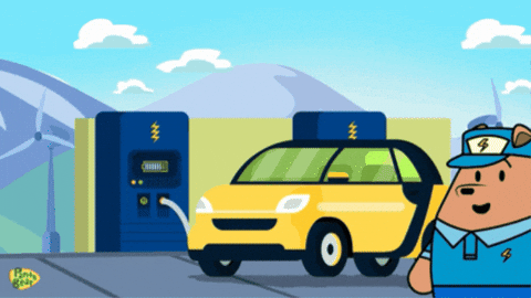Eletric Car GIF