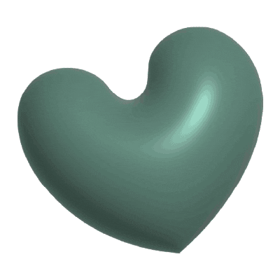 Heart 3D Sticker
