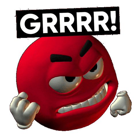 Angry Face Sticker by Die Linke Schwelm