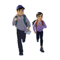 Shib Sibs Sticker by PenguinKids
